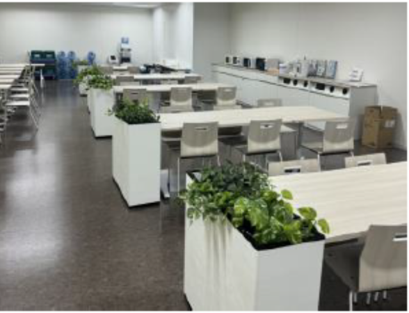 広々としたキレイな休憩室完備！東所沢駅から徒歩8分♪通いやすいと続けやすいですよね！