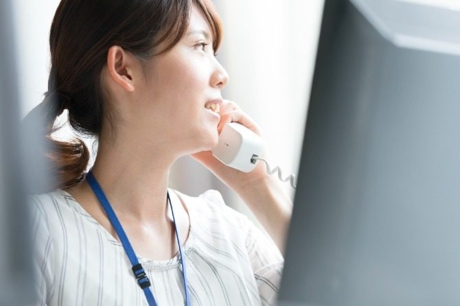 電話対応は取次ぎ対応がメインなのでご安心下さい！