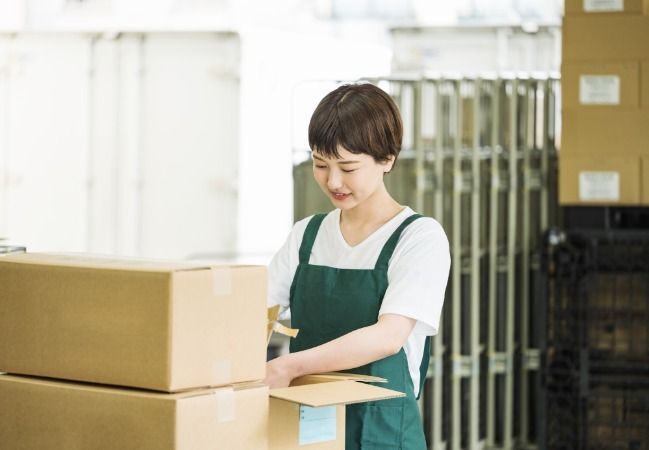 入荷した商品の検品は種類と個数をチェックするだけ！