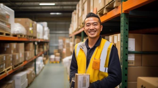 棚から商品を集めればOK！難しい作業はないので初日からスムースに始められます！