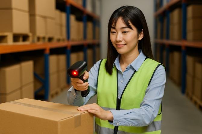 ハンディ端末の使い方等も丁寧に教えます。極端に重たいものはないのでご安心ください！