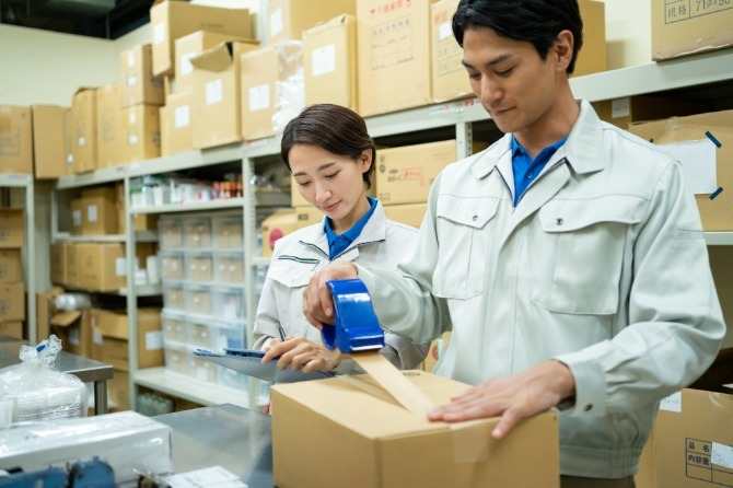 梱包は丁寧にお願いします！モクモクとできる軽作業です★