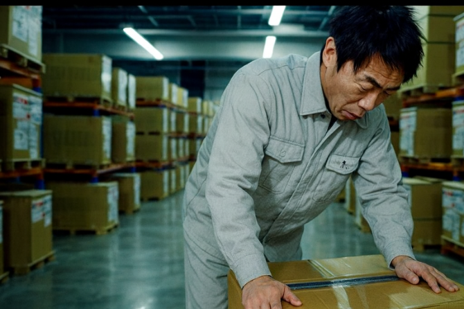 中物・大物商品エリアは男性スタッフ活躍中！倉庫でのお仕事は初めての方も大歓迎！