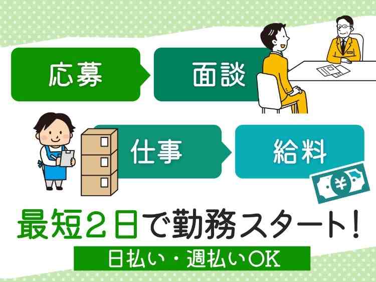 30～40代男性スタッフが9割の職場です！同じ世代の仲間と一緒に働きませんか？