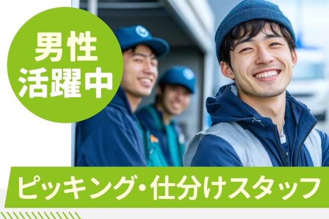 男性スタッフが中心に幅広い年齢層の方が活躍している職場です！