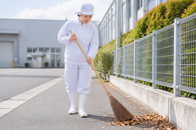 外の清掃をお願いする場合も有りますが、メインは施設内の清掃です！