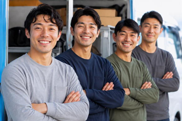 男性スタッフが中心に活躍中！20～50代の幅広い世代が在籍しています。